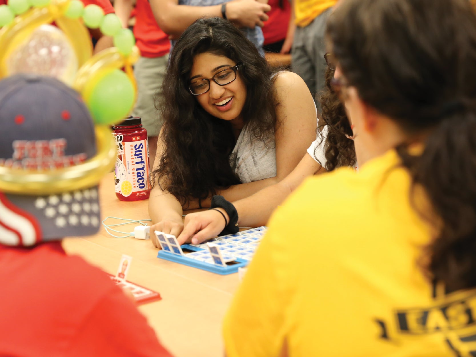 University of Maryland students play board games