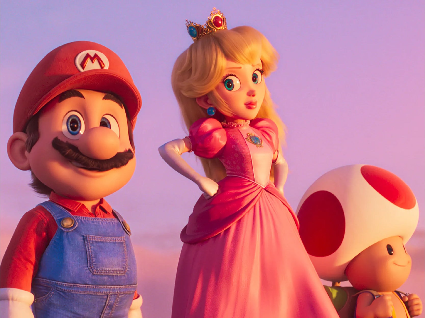 A promotional photo for The Super Mario Galaxy Movie
